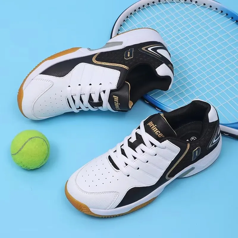 Badminton Rules - Professional Men Women Leather Badminton shoes