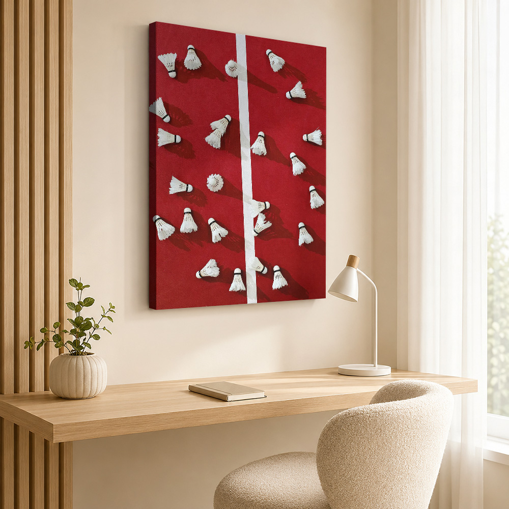 Badminton Shuttlecocks Framed  - Badminton Photo recension och pris