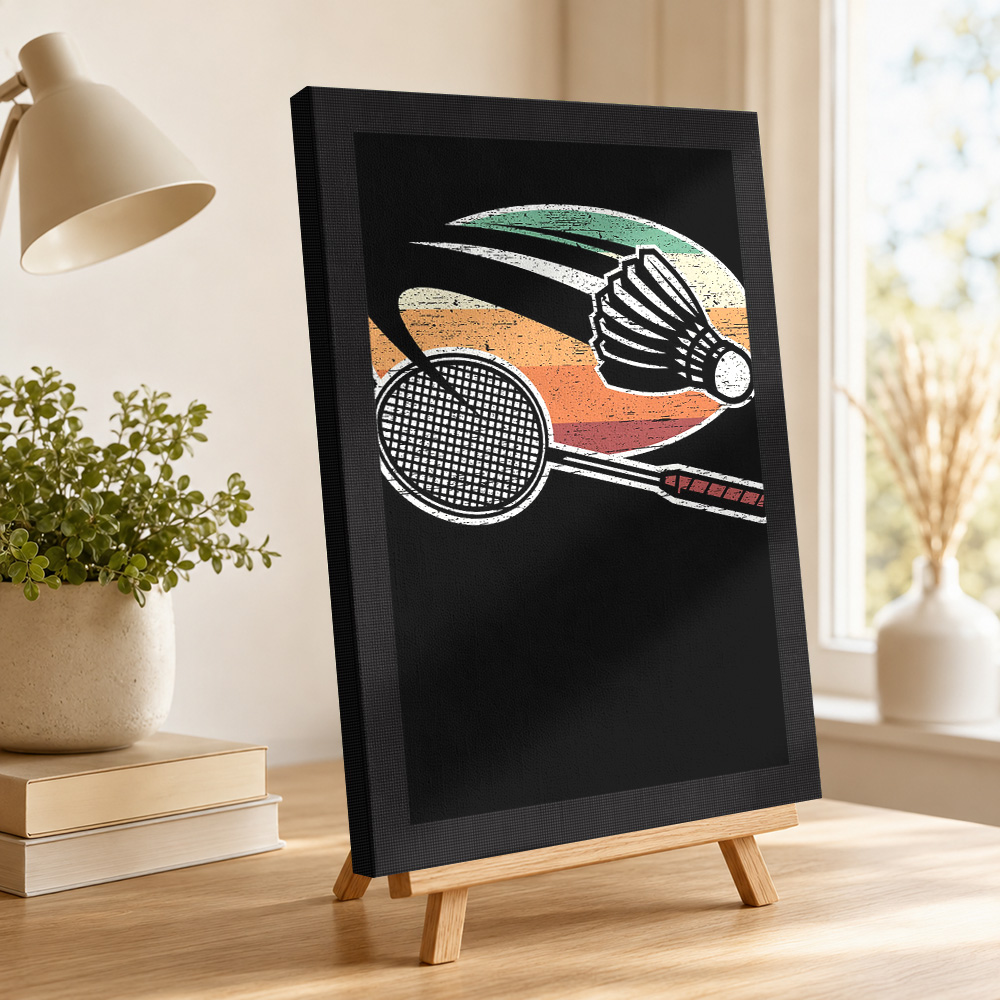 Badminton Canvas Painting Post - Badminton Photo recension och pris
