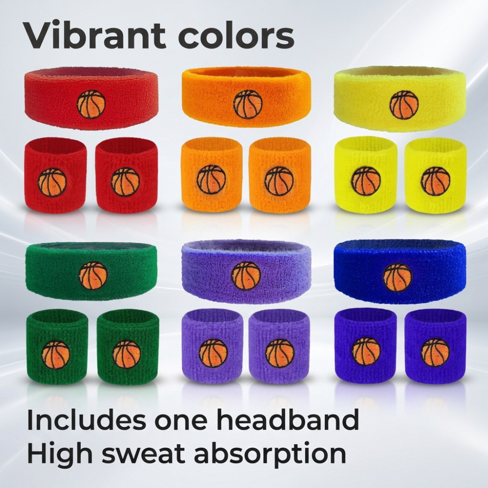 Colorful Cotton Sport Wristban - Badminton Kids recension och pris