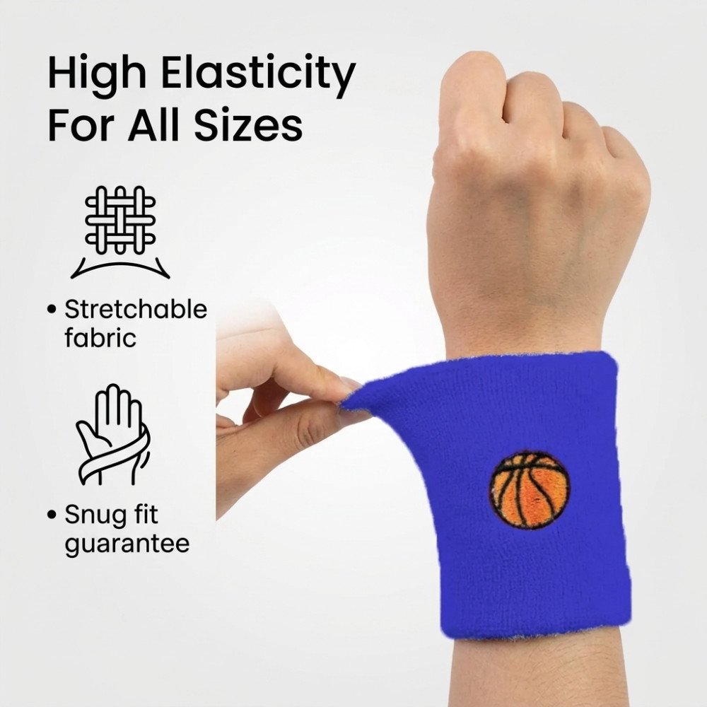 Colorful Cotton Sport Wristban - Badminton Kids recension och pris