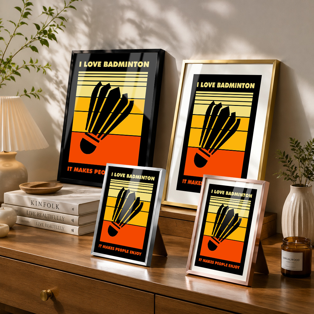 Badminton Metal Poster With Al - Badminton Photo recension och pris