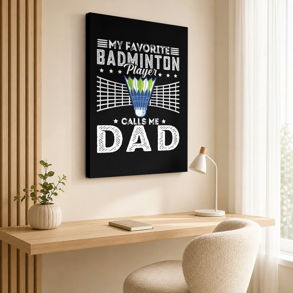 Badminton Player Calls Me Dad  - Badminton Photo recension och pris