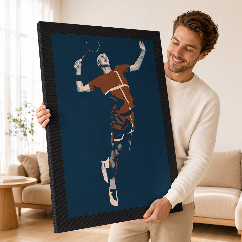 Badminton Player Silhouette Ca - Badminton Photo recension och pris